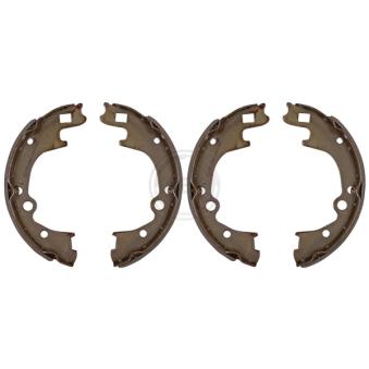 Jeu de mâchoires de frein A.B.S. 9035 pour HYUNDAI PORTER 2.5 TD - 78cv