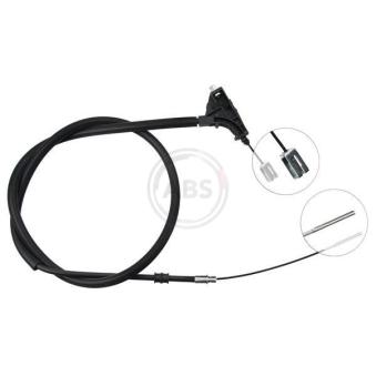 Tirette à câble, frein de stationnement A.B.S. K10071 pour PEUGEOT 607 2.2 16V - 163cv