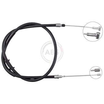 Tirette à câble, frein de stationnement A.B.S. K10114 pour FIAT DUCATO 180 Multijet 2.3 D - 177cv