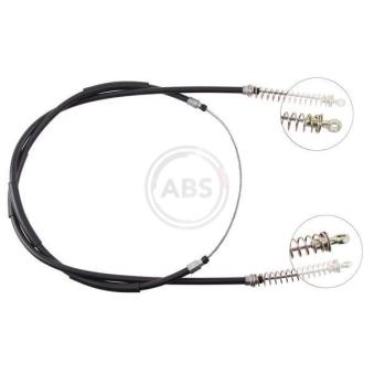 Tirette à câble, frein de stationnement A.B.S. K10165 pour SAAB 90 55 Diesel 1.7 - 55cv