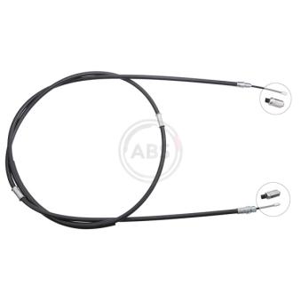 Tirette à câble, frein de stationnement A.B.S. K10201 pour OPEL SINTRA 2.2 DTI - 116cv
