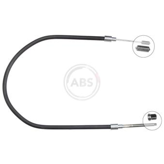 Tirette à câble, frein de stationnement A.B.S. K10237 pour MAZDA 626 0.6 - 27cv