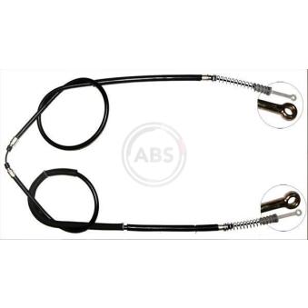 Tirette à câble, frein de stationnement A.B.S. K10305 pour FIAT PANDA 1100 - 50cv