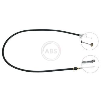 Tirette à câble, frein de stationnement A.B.S. K10328 pour DAIHATSU APPLAUSE 1.6 16V - 99cv