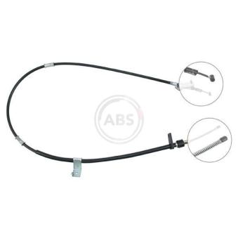 Tirette à câble, frein de stationnement A.B.S. K10348 pour DAIHATSU CHARADE 1.0 - 52cv