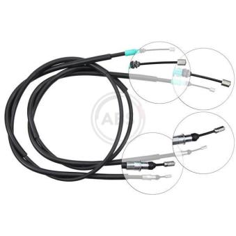 Tirette à câble, frein de stationnement A.B.S. K10765 pour RENAULT ESPACE 2.0 16V - 140cv