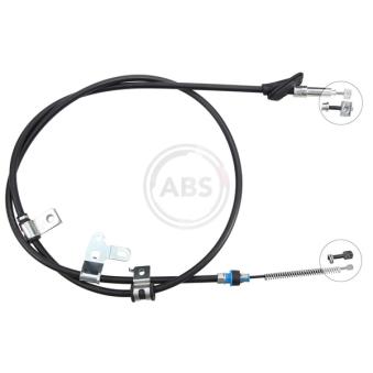 Tirette à câble, frein de stationnement A.B.S. K10797 pour TOYOTA COROLLA 1.8 - 129cv