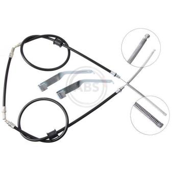 Tirette à câble, frein de stationnement A.B.S. K10895 pour NISSAN PRIMASTAR 2.5 TD - 85cv