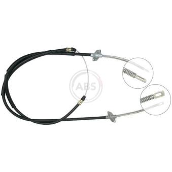 Tirette à câble, frein de stationnement A.B.S. [K10975]