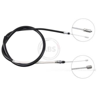 Tirette à câble, frein de stationnement A.B.S. K10986 pour SUZUKI ALTO 1.8 - 110cv