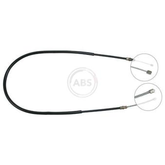 Tirette à câble, frein de stationnement A.B.S. K11016 pour KIA CARNIVAL 1.9 D - 64cv