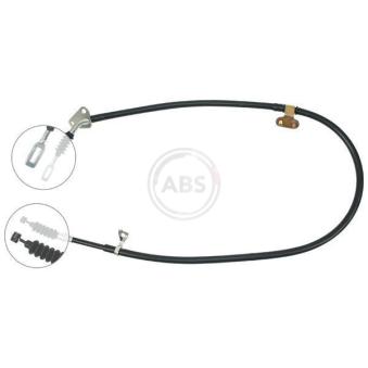 Tirette à câble, frein de stationnement A.B.S. K11118 pour MAZDA 323 1.6 - 84cv