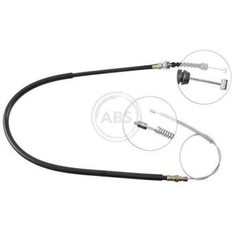 Tirette à câble, frein de stationnement A.B.S. K11137 pour VOLKSWAGEN CADDY 1.6 - 75cv