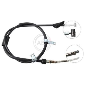 Tirette à câble, frein de stationnement A.B.S. [K11336]