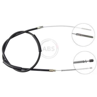Tirette à câble, frein de stationnement A.B.S. K11446 pour VOLKSWAGEN JETTA 1.8 Syncro - 90cv