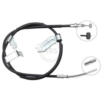 Tirette à câble, frein de stationnement A.B.S. K12099 pour FORD TOURNEO 1.0 - 68cv