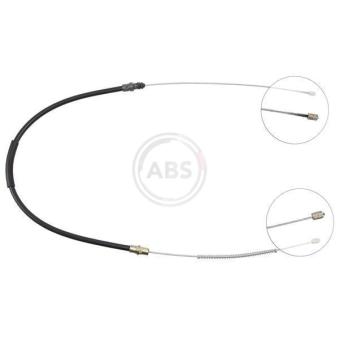 Tirette à câble, frein de stationnement A.B.S. K12347 pour RENAULT R18 2.1 Diesel - 72cv
