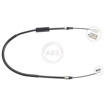 Tirette à câble, frein de stationnement A.B.S. K12407 pour RENAULT ESPACE 2.2 - 108cv