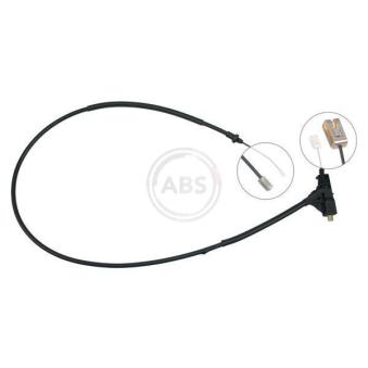 Tirette à câble, frein de stationnement A.B.S. K12701 pour FIAT STILO 1.8 16V - 110cv