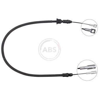 Tirette à câble, frein de stationnement A.B.S. K12751 pour RENAULT MASTER Z.E. - 77cv