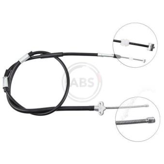 Tirette à câble, frein de stationnement A.B.S. K12807 pour SEAT IBIZA 1.6 - 110cv