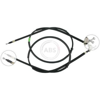 Tirette à câble, frein de stationnement A.B.S. K12815 pour AUDI A3 1.7 CDTI - 110cv