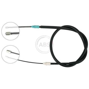 Tirette à câble, frein de stationnement A.B.S. K13136 pour RENAULT MEGANE 1.6 i - 75cv