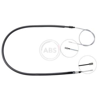 Tirette à câble, frein de stationnement A.B.S. [K13176]