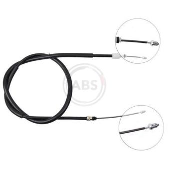Tirette à câble, frein de stationnement A.B.S. K13337 pour MAZDA 3 1.8 i 16V - 110cv
