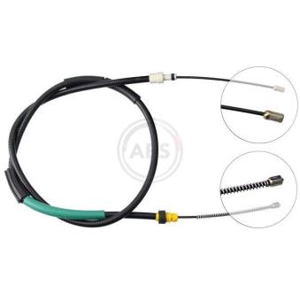 Tirette à câble, frein de stationnement A.B.S. K13347 pour AUDI A4 1.8 i 16V - 110cv