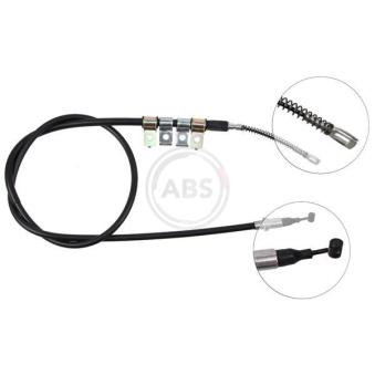 Tirette à câble, frein de stationnement A.B.S. K13377 pour KIA PRO CEED 1.5 - 86cv