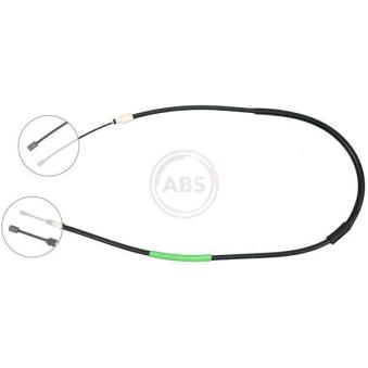 Tirette à câble, frein de stationnement A.B.S. K13418 pour AUDI A4 1.8 i 16V - 110cv