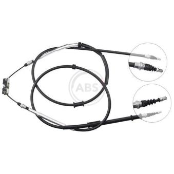Tirette à câble, frein de stationnement A.B.S. OEM 522038