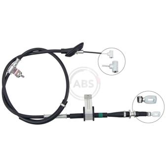 Tirette à câble, frein de stationnement A.B.S. K13528 pour SUZUKI IGNIS 1.3 4WD - 83cv