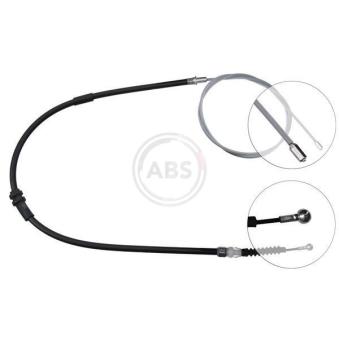 Tirette à câble, frein de stationnement A.B.S. K13836 pour NISSAN X-TRAIL 1.6 BiFuel - 102cv