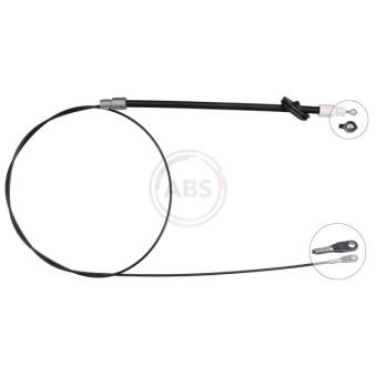 Tirette à câble, frein de stationnement A.B.S. K13880 pour OPEL ASTRA 224 - 258cv