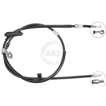 Tirette à câble, frein de stationnement A.B.S. K13883 pour CHEVROLET ORLANDO 2.0 D - 131cv