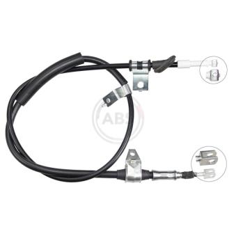 Tirette à câble, frein de stationnement A.B.S. [K13893]