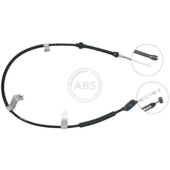 Tirette à câble, frein de stationnement A.B.S. K13898 pour HONDA CIVIC 1.4 i - 90cv