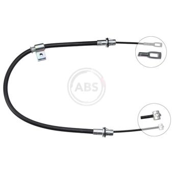 Tirette à câble, frein de stationnement A.B.S. K13912 pour AUDI A4 4.7 V8 - 231cv