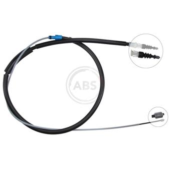 Tirette à câble, frein de stationnement A.B.S. K13953 pour CITROEN C3 Picasso 1.6 VTRi - 114cv