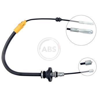 Tirette à câble, frein de stationnement A.B.S. K14055 pour OPEL VIVARO 1.6 CDTI - 90cv
