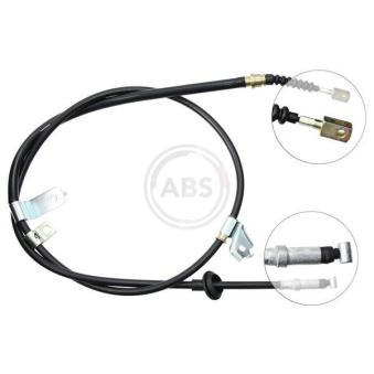 Tirette à câble, frein de stationnement A.B.S. K14058 pour HONDA PRELUDE 2.0 EX - 109cv