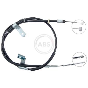 Tirette à câble, frein de stationnement A.B.S. K14066 pour DAEWOO EVANDA 2.0 - 131cv