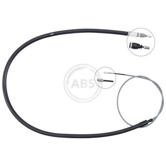 Tirette à câble, frein de stationnement A.B.S. K14079 pour VOLKSWAGEN POLO 1.2 THP 110 - 110cv