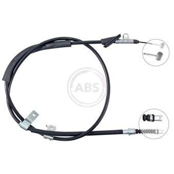 Tirette à câble, frein de stationnement A.B.S. K14116 pour HONDA ACCORD 2.3 - 154cv