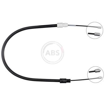 Tirette à câble, frein de stationnement A.B.S. K14698 pour MERCEDES-BENZ CLASSE A A 140 - 82cv