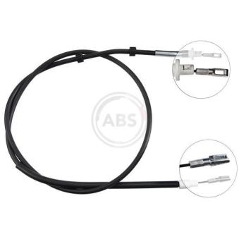 Tirette à câble, frein de stationnement A.B.S. K14748 pour MERCEDES-BENZ CLASSE M ML 230 - 150cv