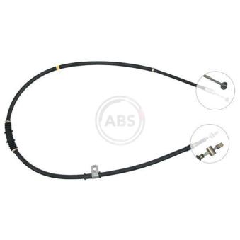 Tirette à câble, frein de stationnement A.B.S. K14767 pour MITSUBISHI COLT 1.6 - 90cv