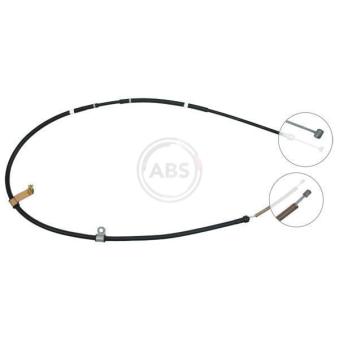 Tirette à câble, frein de stationnement A.B.S. K14817 pour MITSUBISHI LANCER 1.8 - 116cv